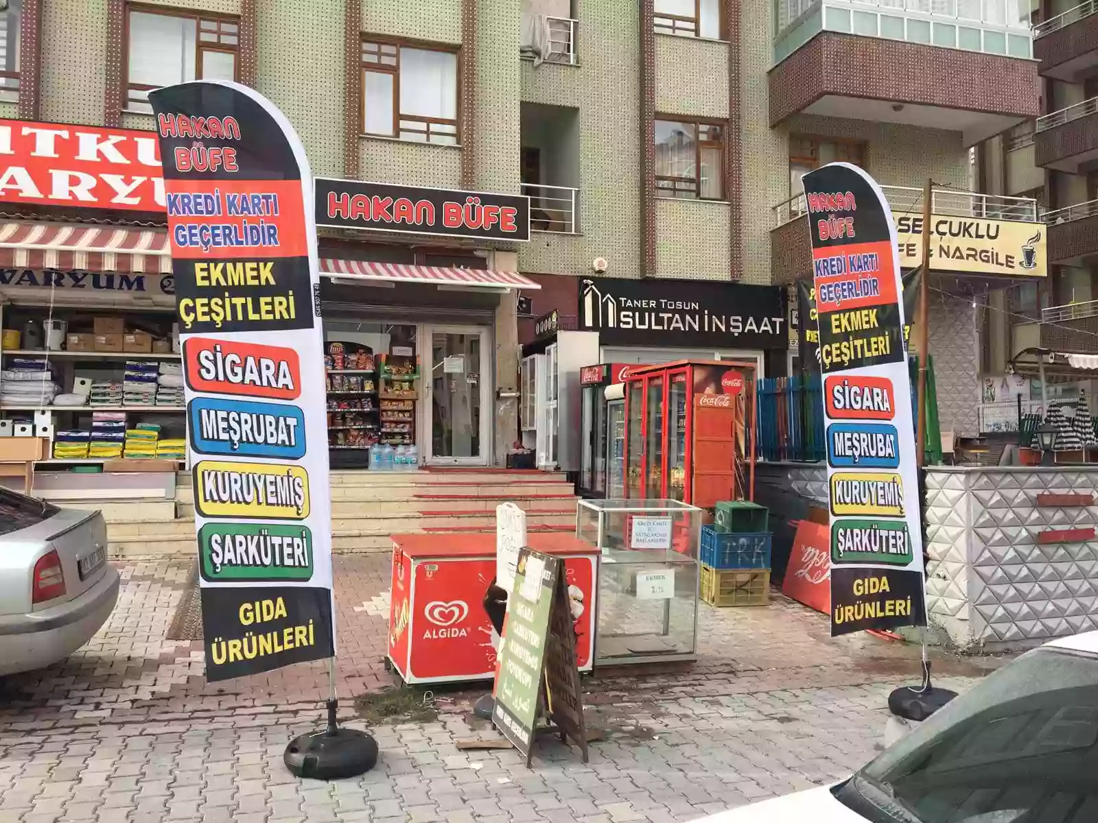Büfeci Yol Bayrağı Örnekleri